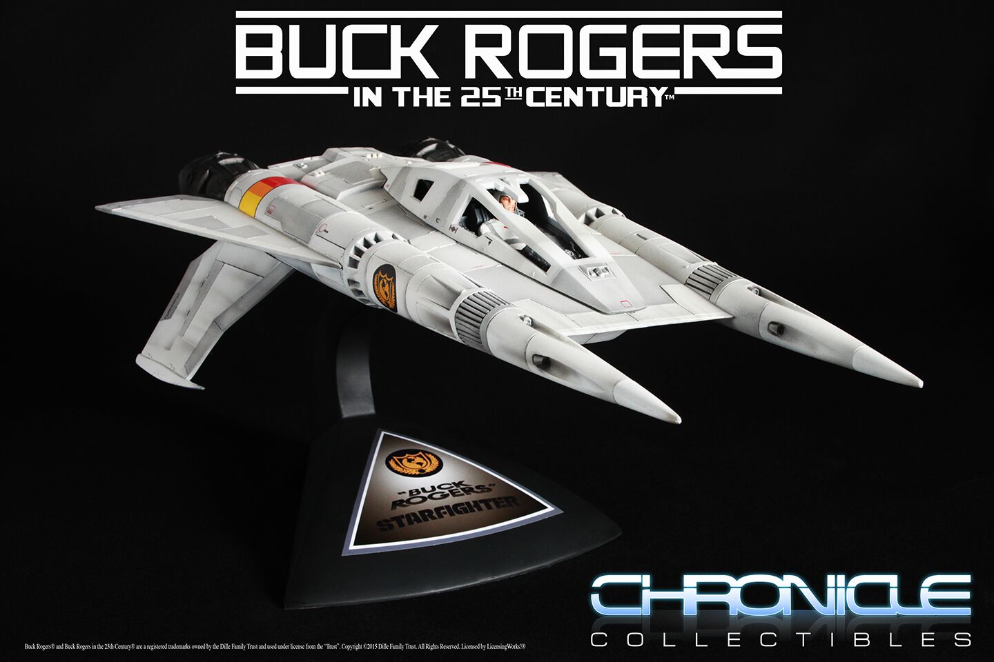 Buck Rogers in The 25th Century Starfighter 1 24 scale Statue HELDENSHOP