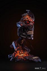 Terminator 2: T-800 Battle Damaged 1:1 Scale Art Mask Statue