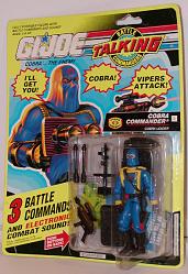 Talking Battle Comanders Cobra Commander