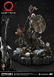 God of War: Kratos and Atreus Ivaldi's Deadly Mist Armor Statue